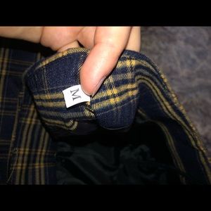 Zaful Plaid Zip Fly Snap A Line Skirt